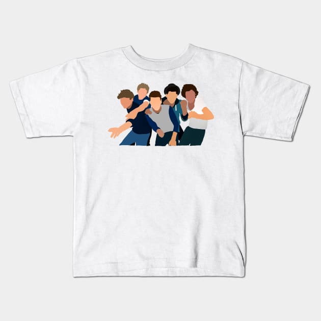 One Direction jokingly get together Kids T-Shirt by denissoe